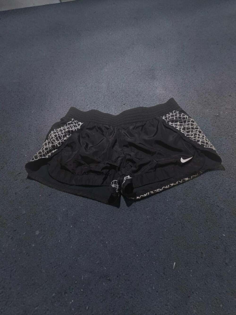 Nike Running Shorts Black Animal Print